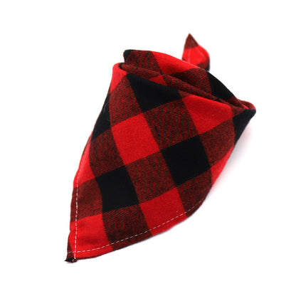 Scottish Plaid Large Baby Bib
