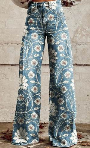 Women's Casual Pants Thin Imitation Jeans