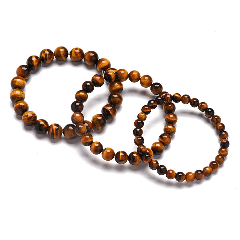 Natural Tiger Eye Bracelet with S925 Silver Jewelry