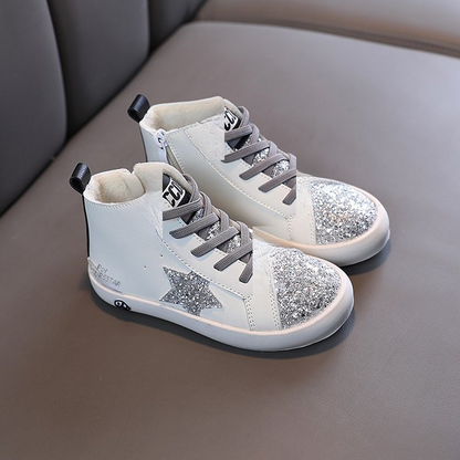 Starry Winter Kids' High-Tops