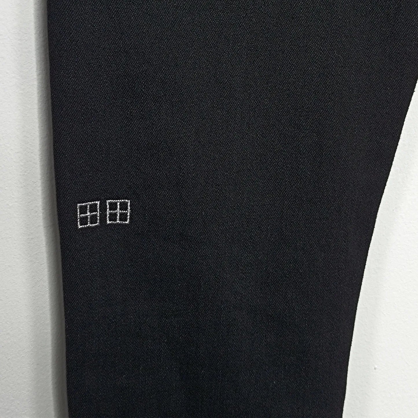 Black Embroidered Trousers