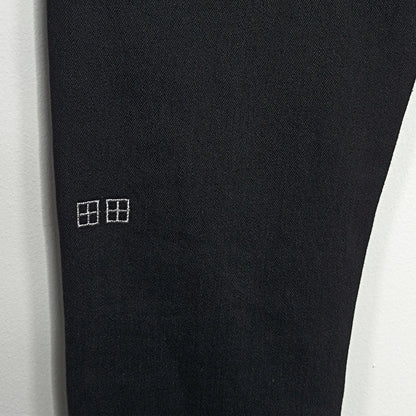 Black Embroidered Trousers