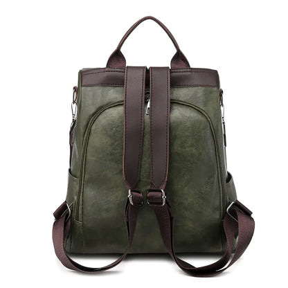 Women's Large Capacity Anti-Theft Backpack (PU Leather)