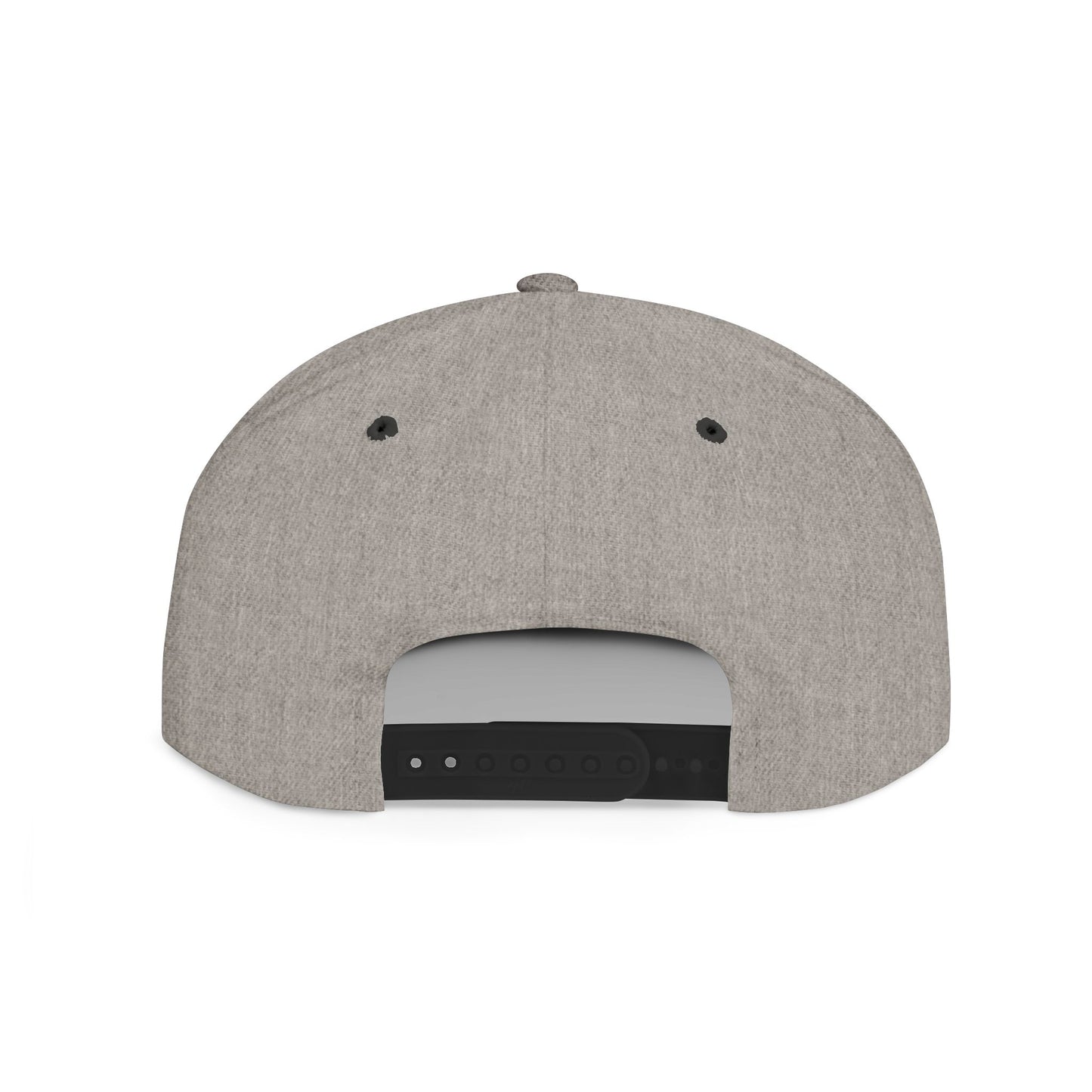 Snapback Hat — Blue Wave Japanese Art Flat-Bill Cap