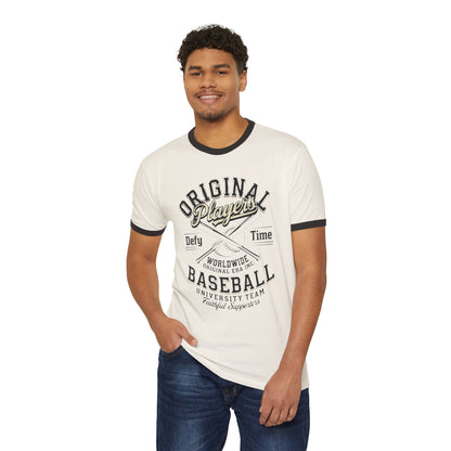 Baseball Ringer T‑Shirt — "Original Players" Vintage Athletic Tee