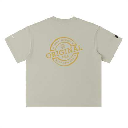 Retro "Home" Heavyweight Drop Shoulder Cotton T-Shirt