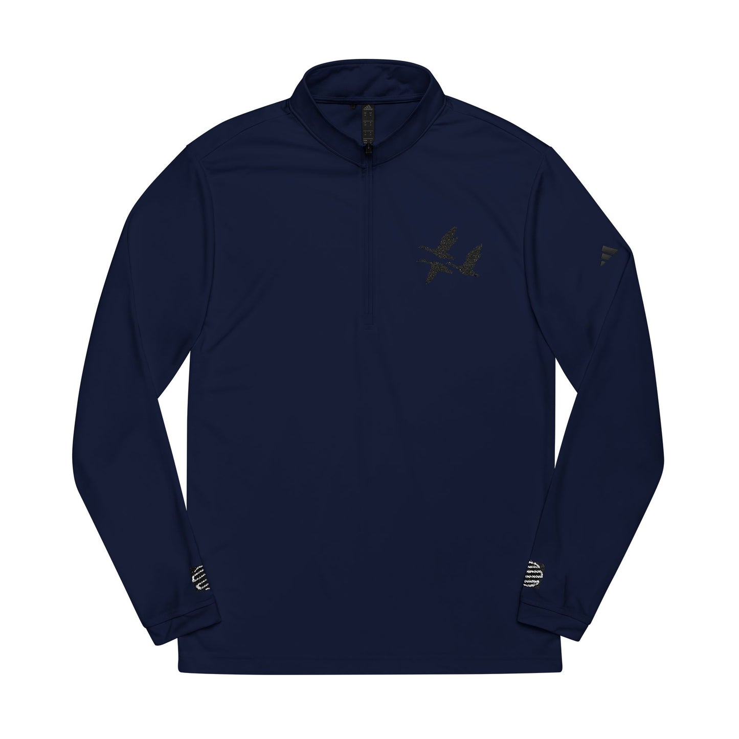 Embroidered Goose Flight Quarter-Zip Pullover