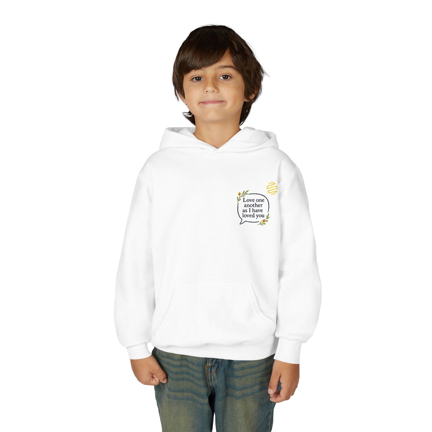 Youth Inspirational Love Quote Cozy Hoodie - Teens