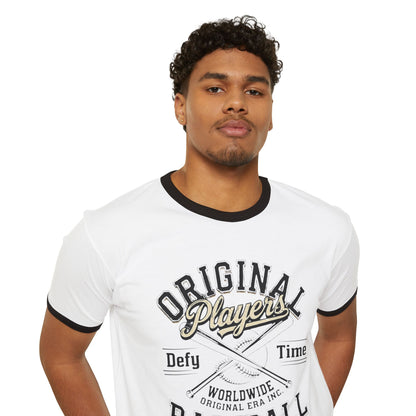 Baseball Ringer T‑Shirt — "Original Players" Vintage Athletic Tee
