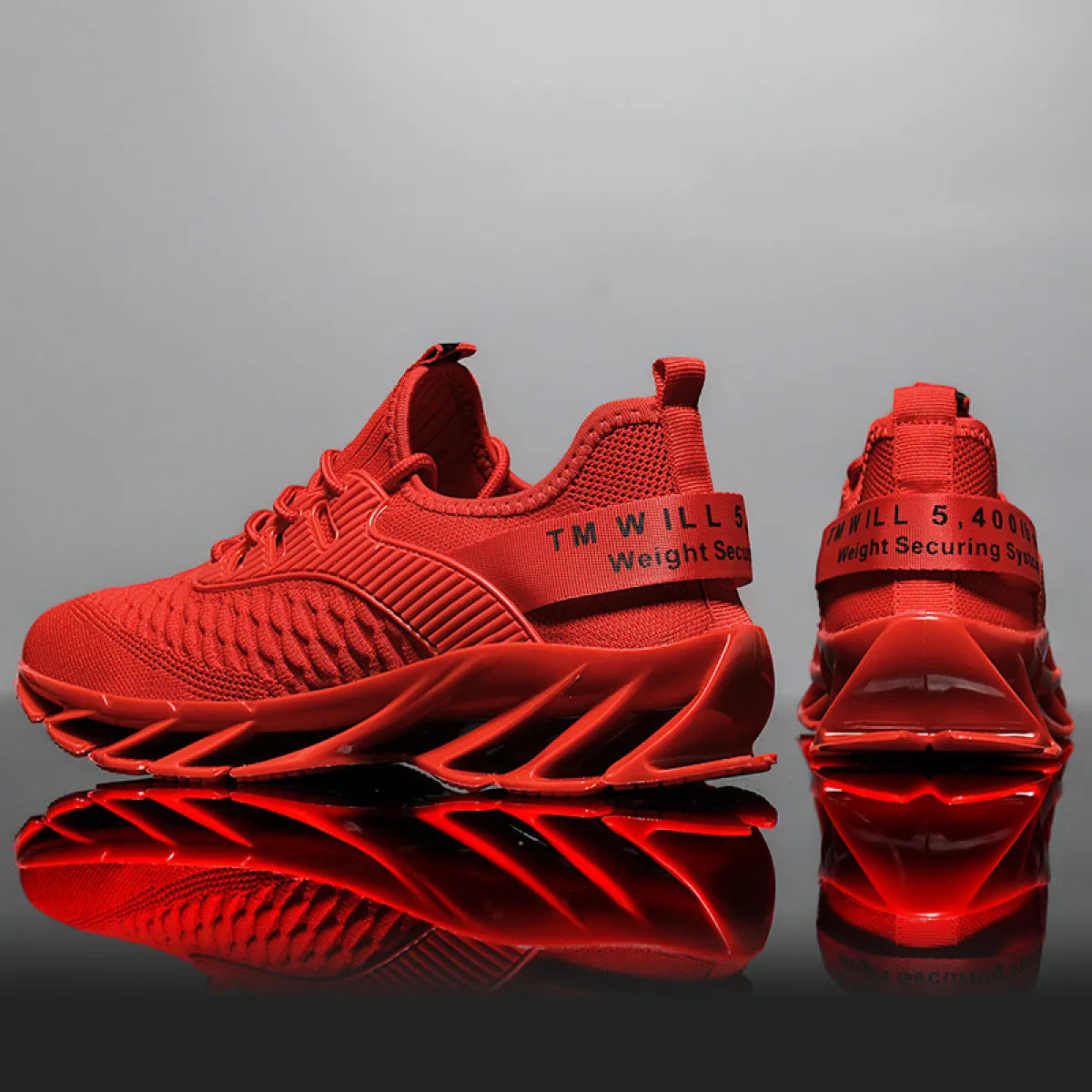 Sleek Pointed Knit Sneakers