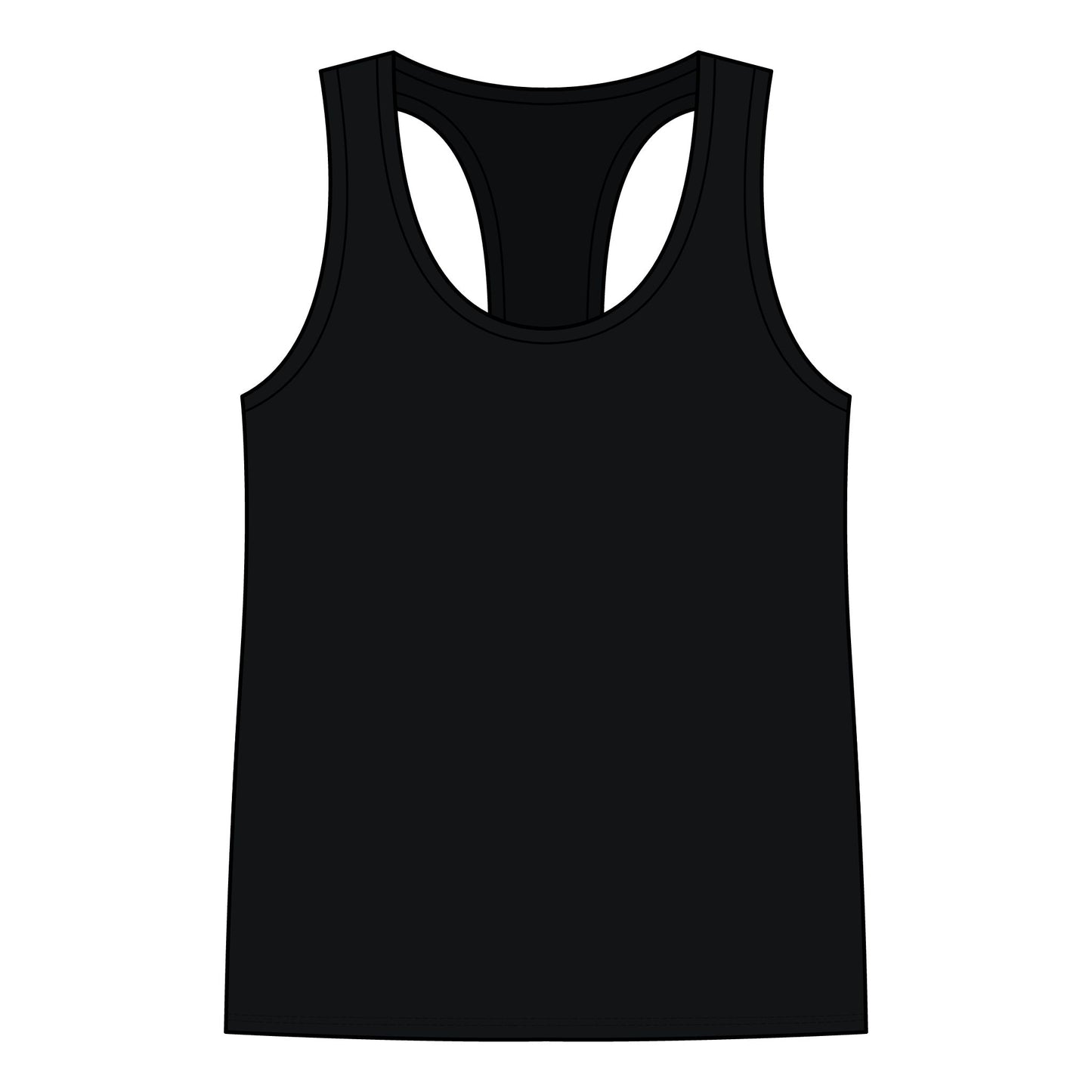 Women's Racerback Tank Top — Delicate Butterfly Floral Yoga Tank