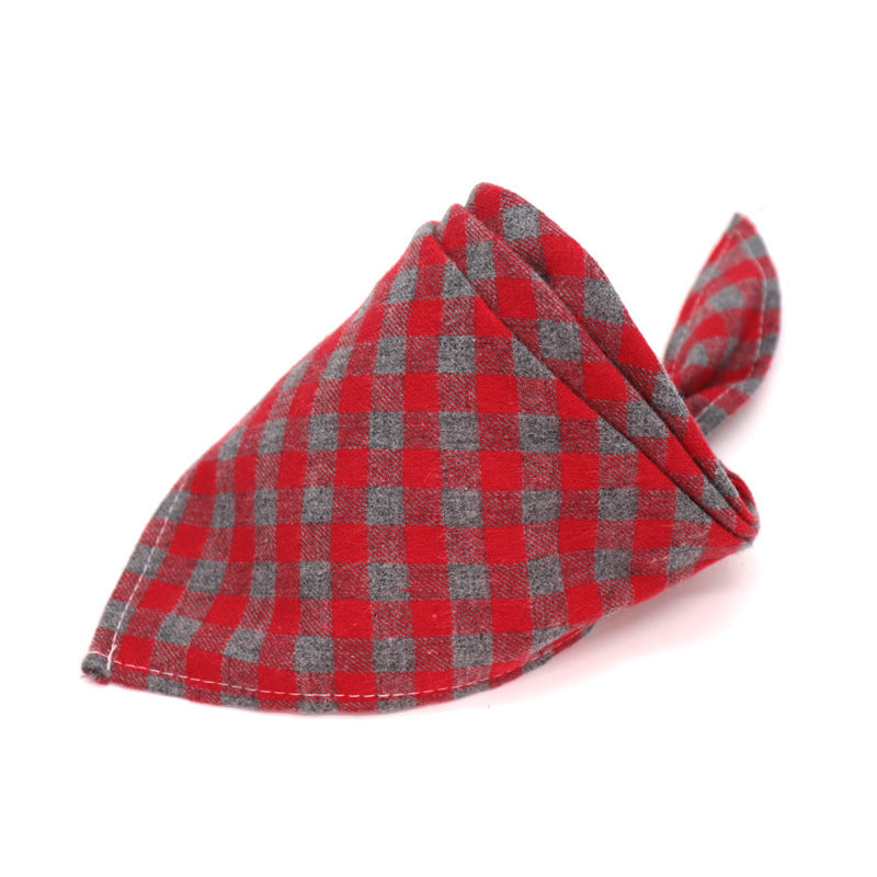 Scottish Plaid Large Baby Bib