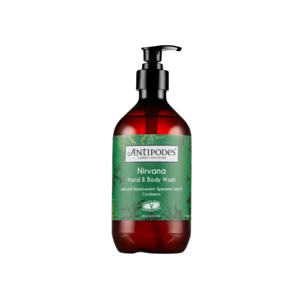 Antipodes Nirvana Hand & Body Wash bottle on a white background