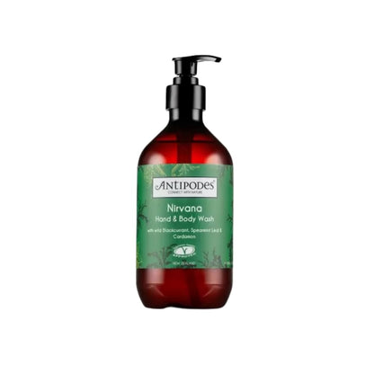 Antipodes Nirvana Hand & Body Wash bottle on a white background