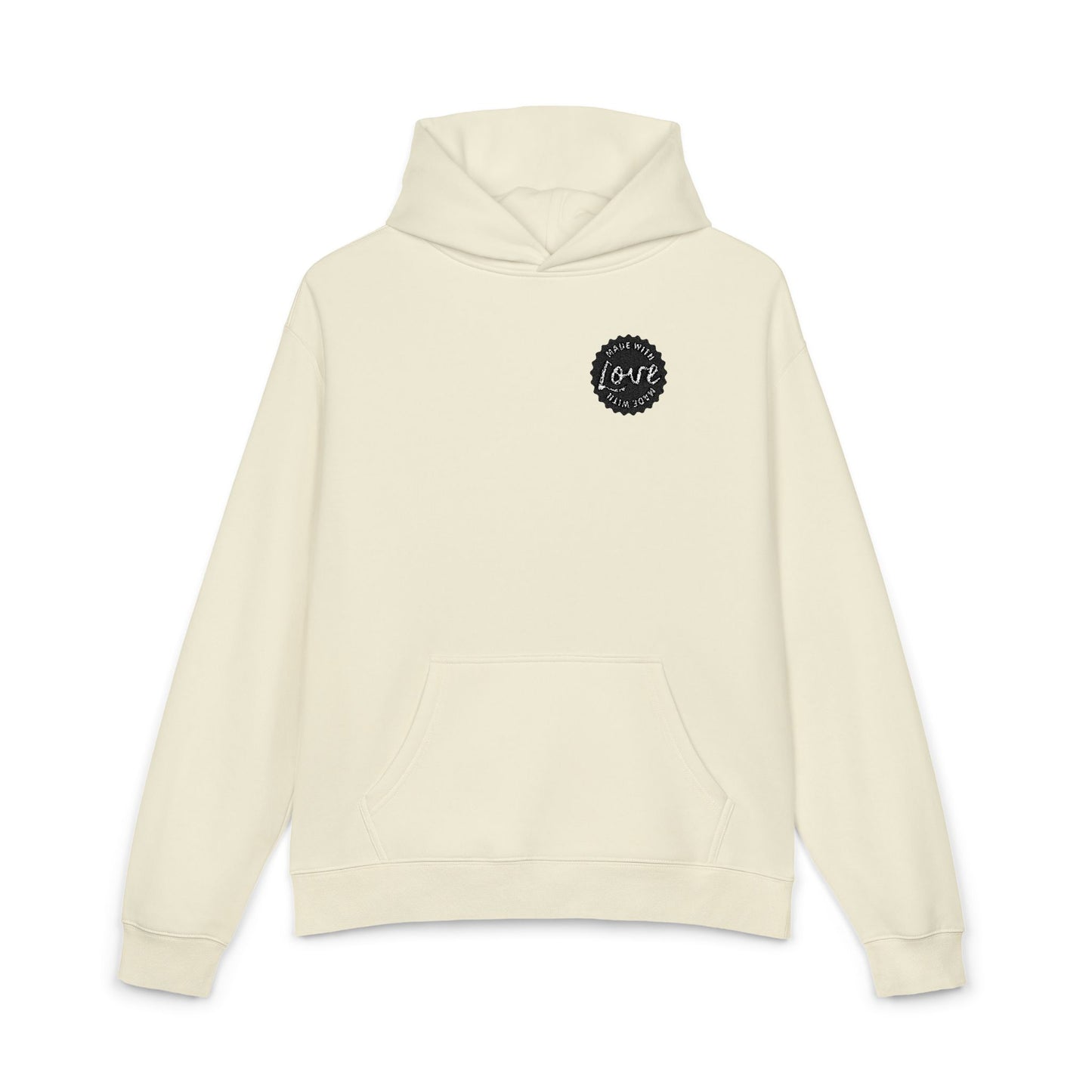 Made with Love Relaxed Hoodie — Cozy Casual Sweatshirt for Everyday Wear