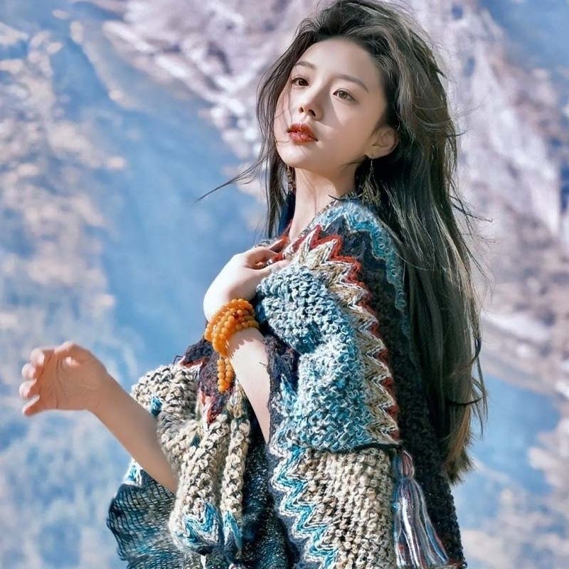 Yunnan Vintage Fringe Travel Shawl