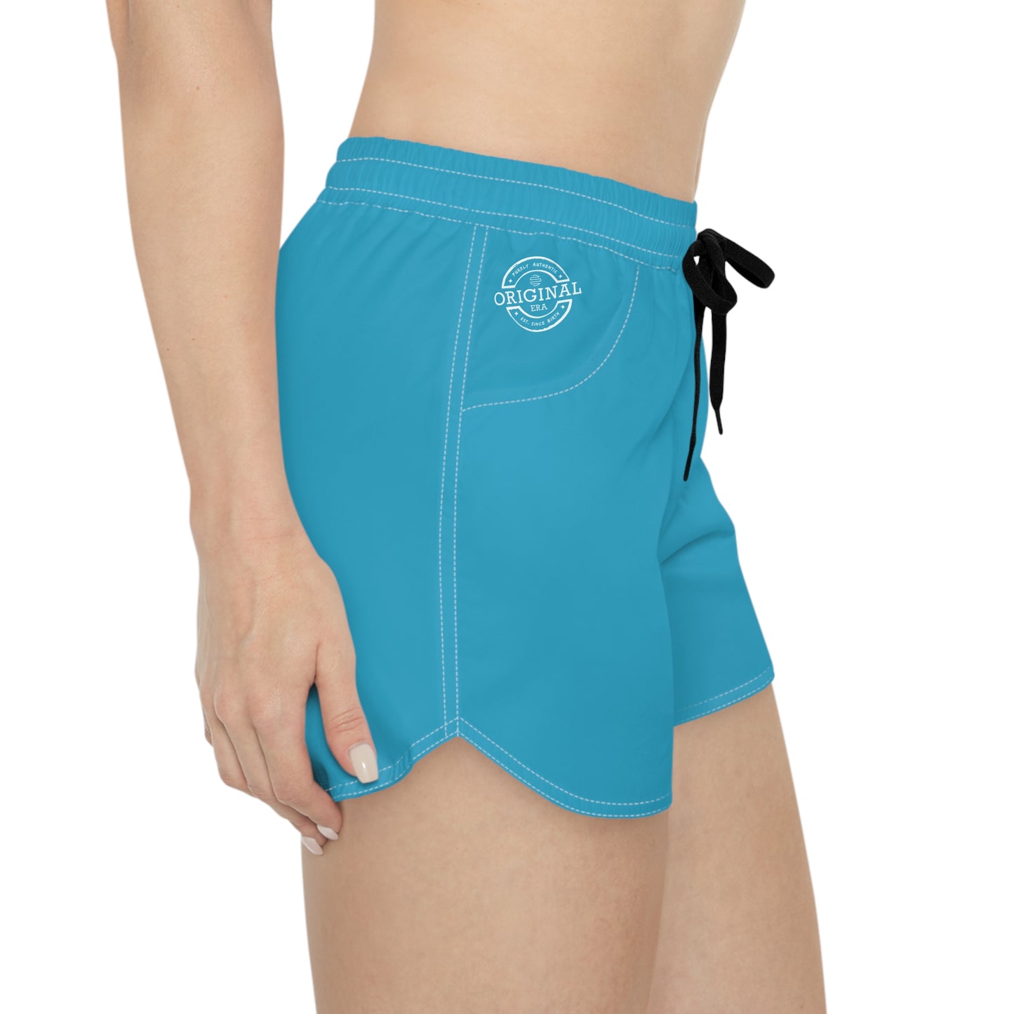 Sailboat Breeze Women's Casual Shorts — Teal Beach Lounge Shorts