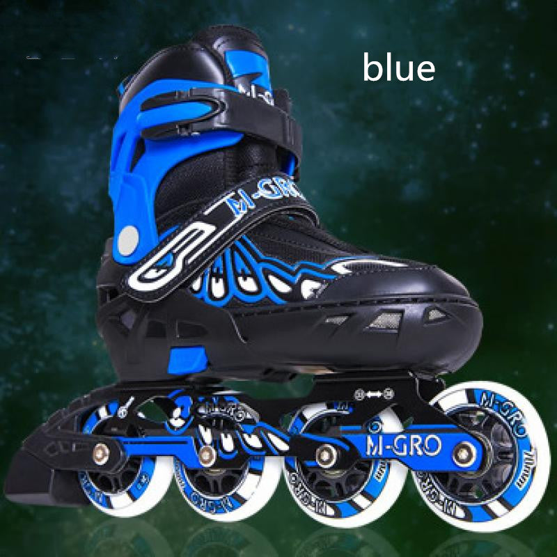 Children's Beginners Adjustable Flash Roller Skates