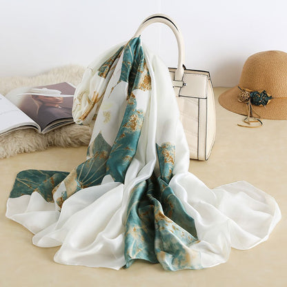 Chic Beach Silk Shawl