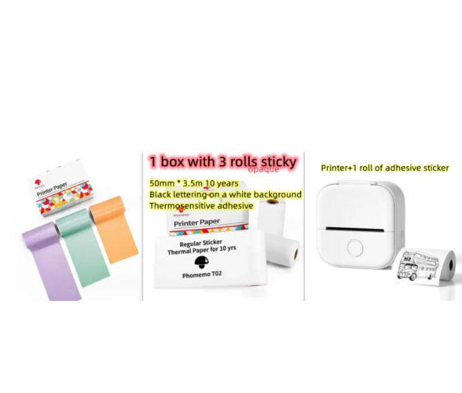 Mini Bluetooth Label & Photo Printer