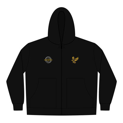 Embroidered Eagle Hooded Work Jacket — CornerStone Men's Duck Cloth