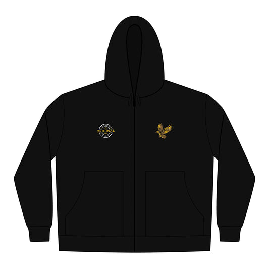 Embroidered Eagle Hooded Work Jacket — CornerStone Men's Duck Cloth