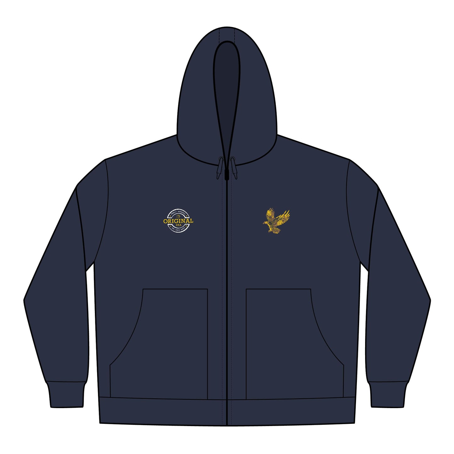 Embroidered Eagle Hooded Work Jacket — CornerStone Men's Duck Cloth