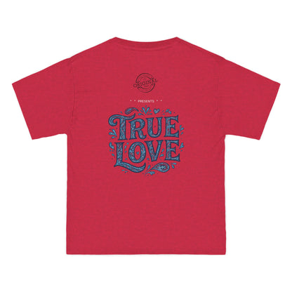 Soulful True Love Portrait T-Shirt — Romantic Couple Graphic Tee