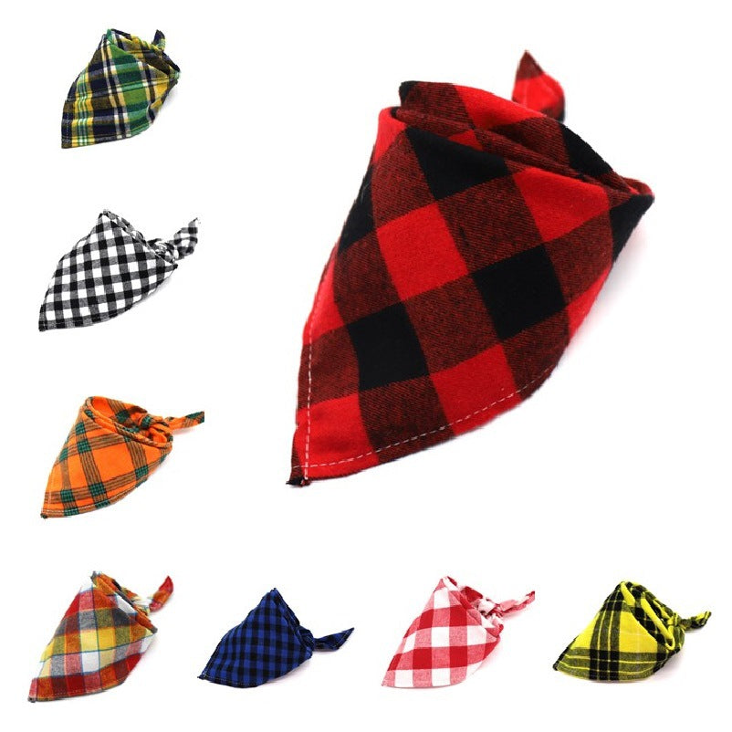 Scottish Plaid Large Baby Bib