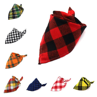 Scottish Plaid Large Baby Bib