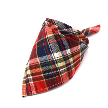 Scottish Plaid Large Baby Bib
