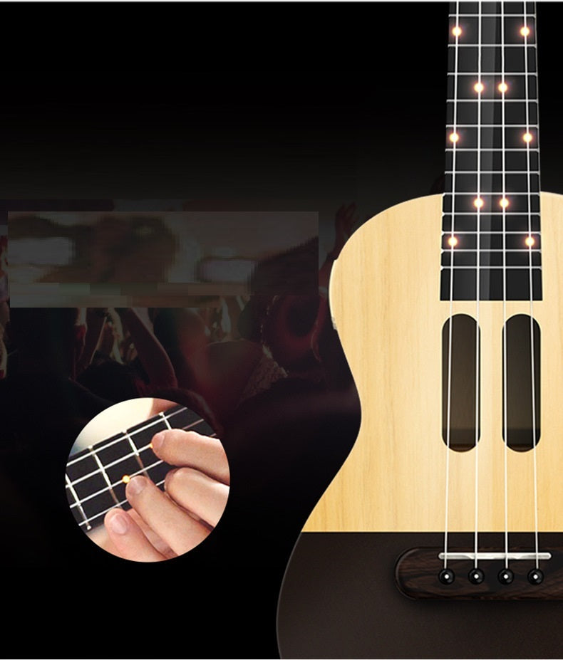 Smart Spruce Ukulele Small Guitar - U1 Learning  Smart APP