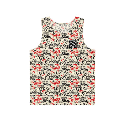 Love Pattern Tank Top — Men’s Tank