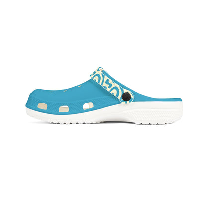 Blue EVA Foam Clogs — Lightweight Waterproof Garden & Beach Shoes