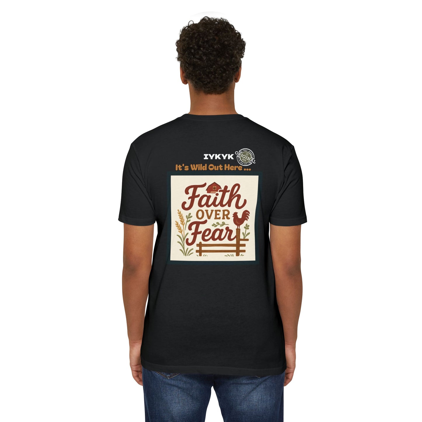 Faith Over Fear Vintage Cow T-Shirt