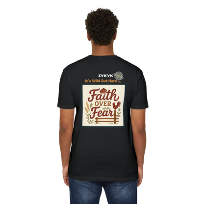 Faith Over Fear Vintage Cow T-Shirt