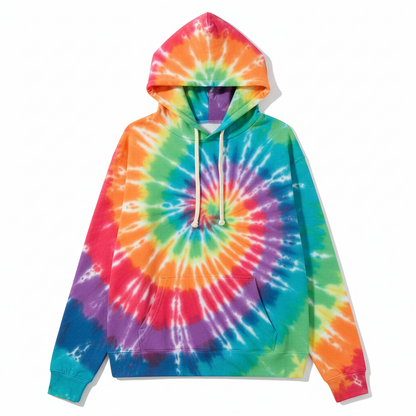 Women's Loose Tie-dyed Printed Hoodie