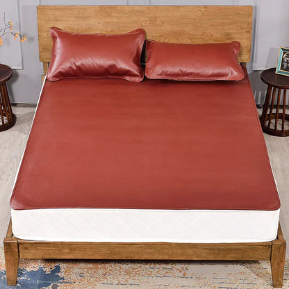 Genuine Leather Cooling Mat Set for 1.5m and 1.8m Beds