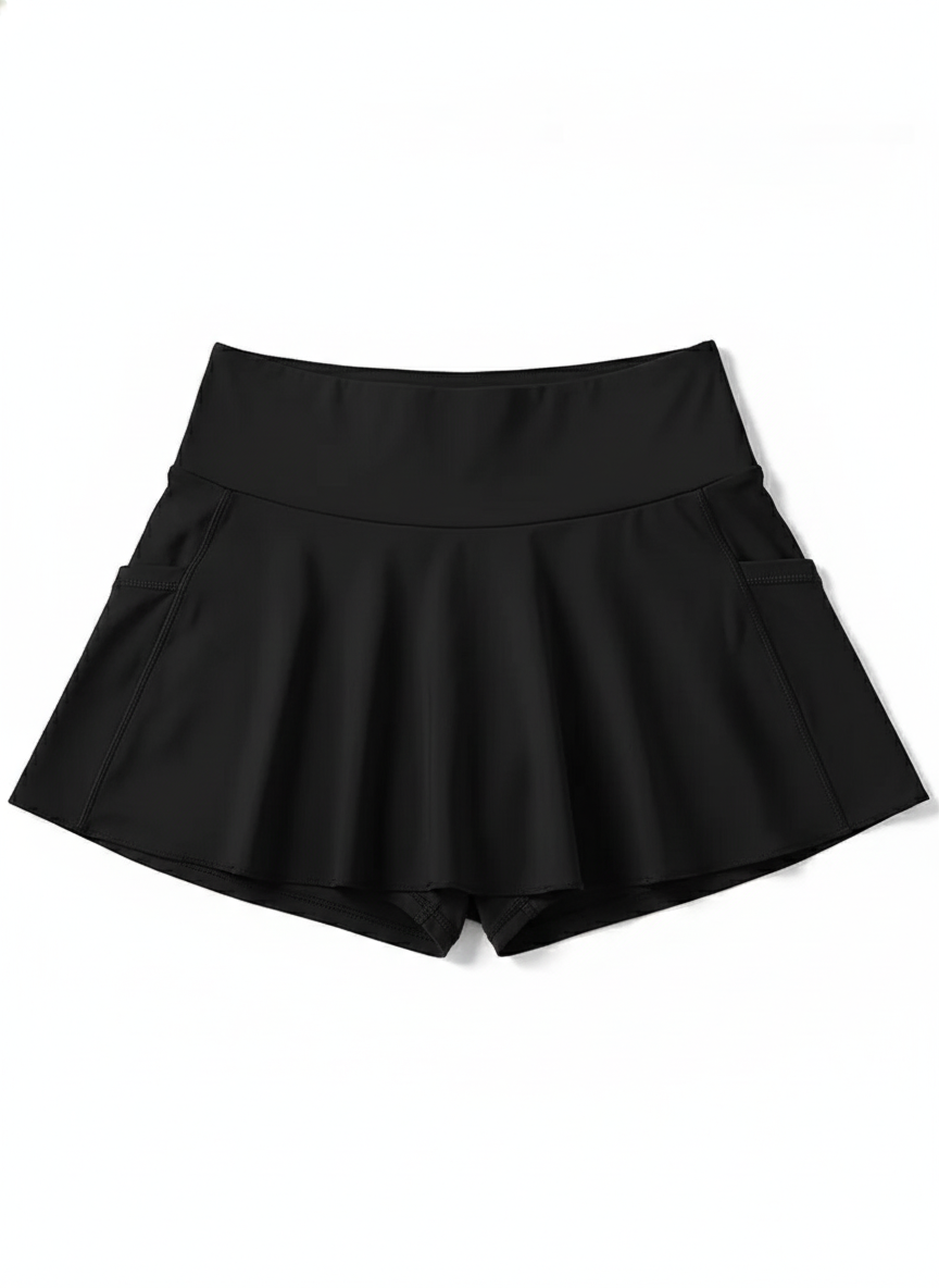 Chic Women's Pleated High-Waist Tennis Skirt