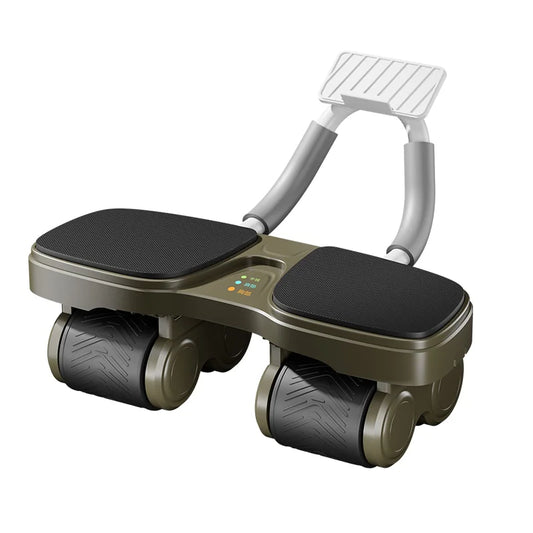 Quad-Wheel Smooth Glide Ab Roller