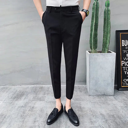 Stylist's Black Tapered Comfort Pants