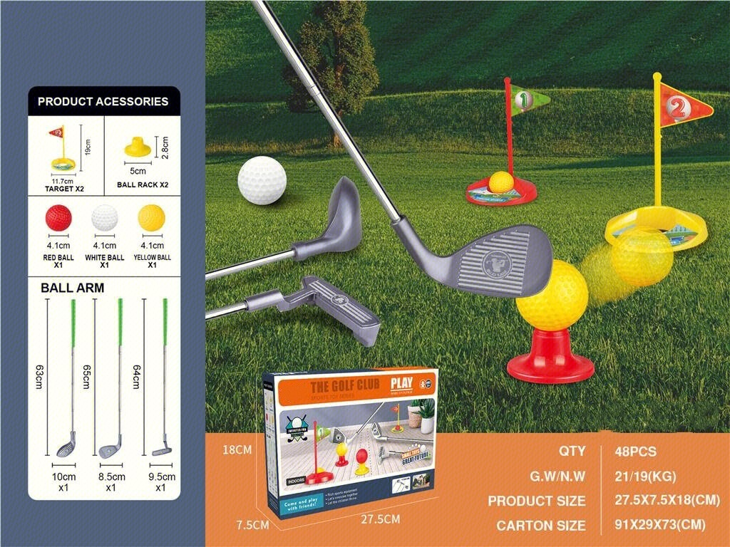 Kids' Retractable Golf Toy Set