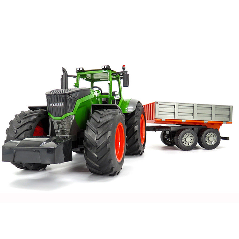 Dual Eagle Remote Control Farmer Truck with Plow Toy