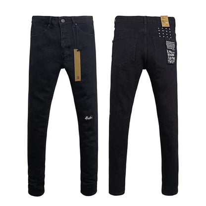 Black Embroidered Trousers