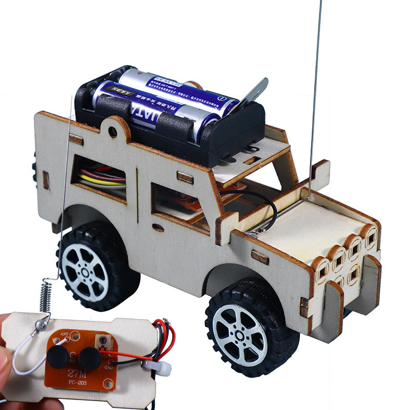 DIY Wireless Remote Control Jeep for Kids Education