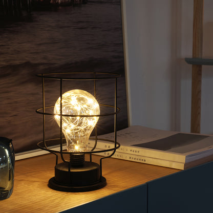 Modern Geometric Iron Table Lamp