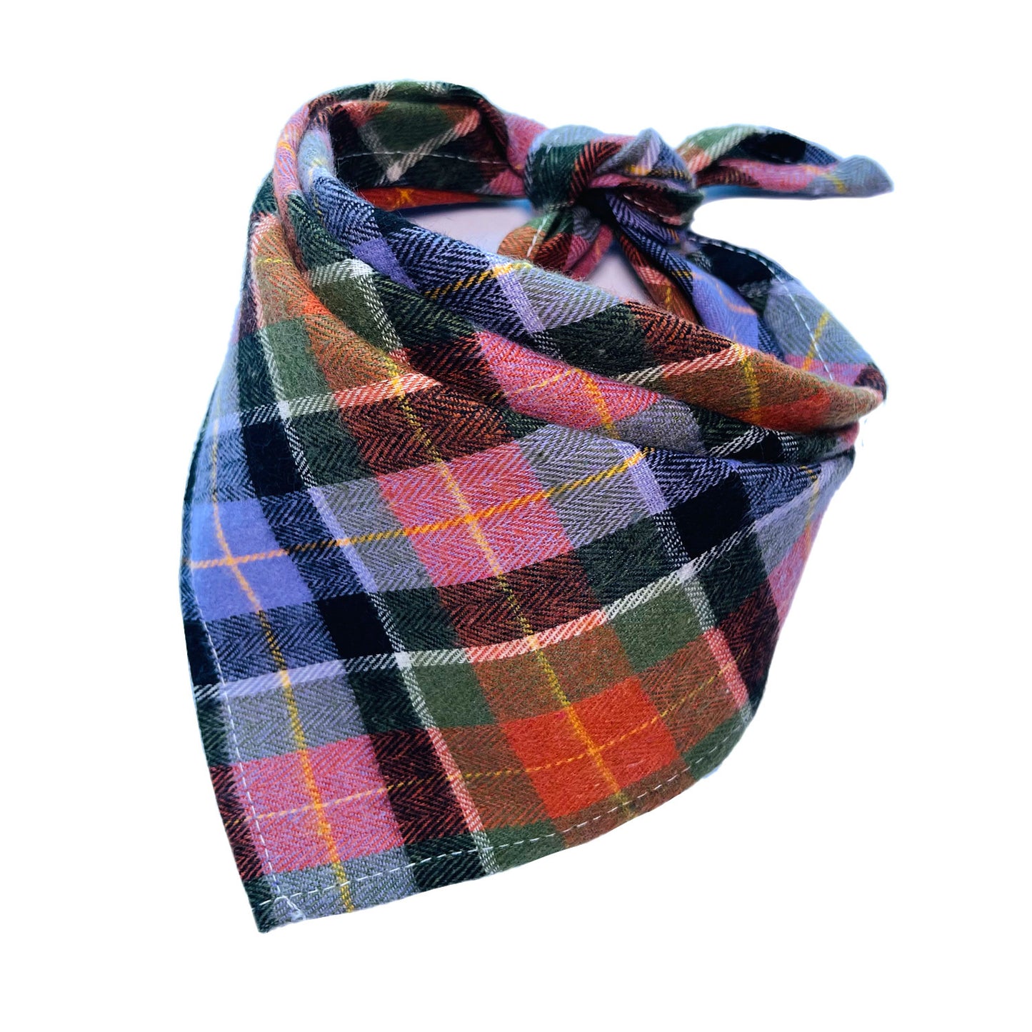 Scottish Plaid Large Baby Bib