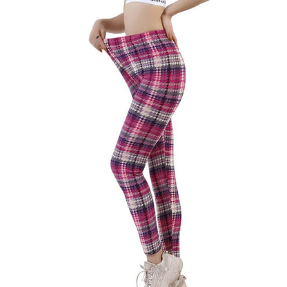Women's Plaid Leggings Leggings