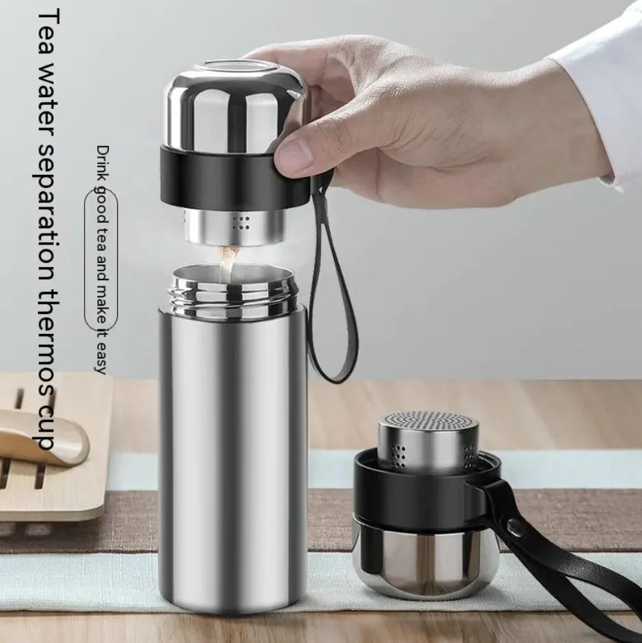 Dual Glass Office Tea Mug
