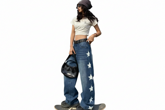 Chic Summer Breeze Wide-Leg Jeans